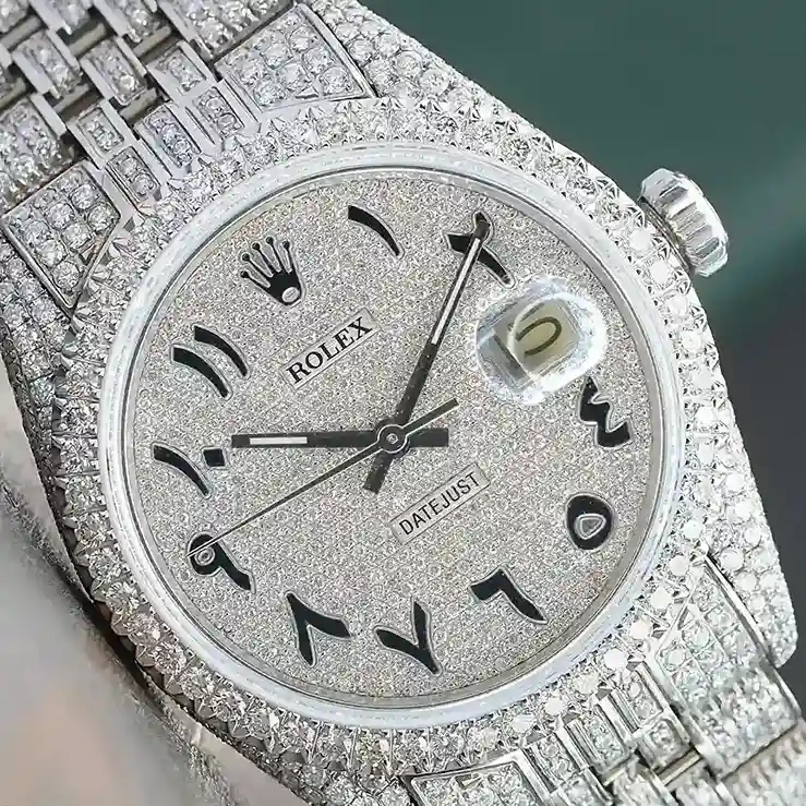 Iced Out Rolex Watch