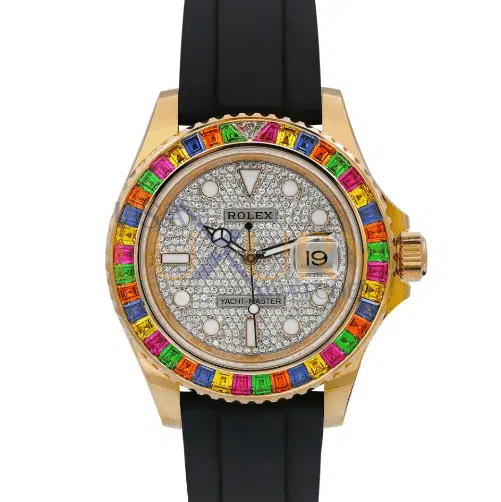 Rolex 116695SATS Yacht-Master 40 mm 18k Everose Gold Diamond Dial