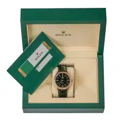 Alternative view of Rolex Cellini 50505 Leather Strap Time 39mm Men's Watch