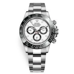 Rolex Panda Cosmograph Daytona 116500LN White Stainless Steel Mens Watch