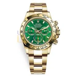 Rolex Cosmograph Daytona 116508-0013 Green Dial 18K Yellow Gold Oyster Men's Watch