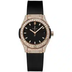 Hublot 581.ox.1181.rx.1704 Classic Fusion Quartz 33mm Ladies Watch