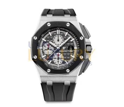 Audemars Piguet 26400IO.OO.A004CA.01 Royal Oak Offshore Chronograph Slate Index Titanium Rubber 44mm Watch