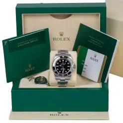 Alternative view of Rolex Submariner No Date 114060 Oyster Perpetual Mens Watch