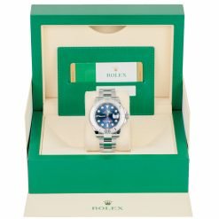Alternative view of Rolex Yacht-Master 116622 Blue 40mm Platinum Bezel Mens Watch