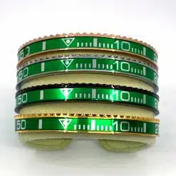 Speedometer Style Bracelet 1pcs Stainless Steel Watch Bangle, Green with Digits