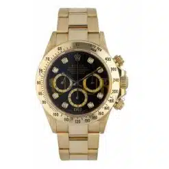 Rolex Daytona 16528 Black Dial Yellow Gold Watch