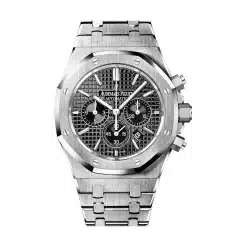 Audemars Piguet 26320ST.OO.1220ST.01 Royal Oak 41mm Stainless Steel Black Dial Watch