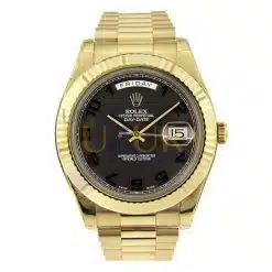 Rolex Day-Date 218238 II BlackDial 18K Yellow Gold President
