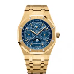 Audemars Piguet 26574BA.OO.1220BA.01 Royal Oak 41mm Perpetual Calendar Blue Dial Watch