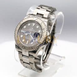 Alternative view of Rolex Yacht-Master 40mm 116622 Dark Rhodium Dial Steel and Platinum Oyster Men's Watch