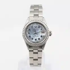 Alternative view of Rolex 6919 Datejust 26mm Stainless Steel Blue Mother of Pearl Dial Ladies Watch
