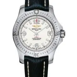 Breitling A74389111G1X1 Ladies Colt 36 Stainless Steel Stratus Silver Dial