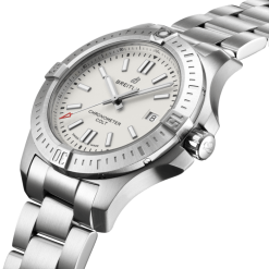 Breitling Colt 41 Automatic, Stainless Steel, Silver dial, A17313101G1A1