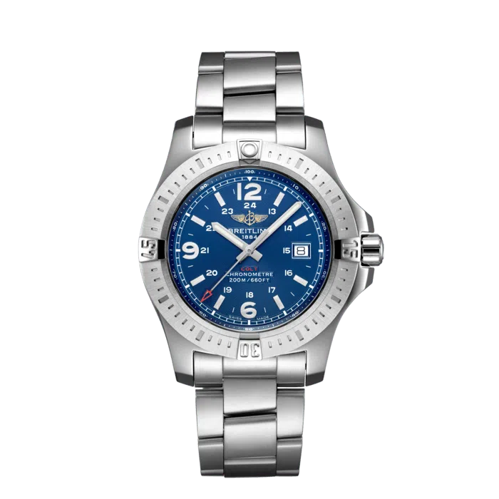 Breitling Colt Quartz, Stainless Steel, 44mm, Mariner Blue dial, A74388111C1A1