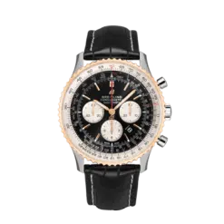 Breitling Navitimer B01 Chronograph 46, Stainless Steel and 18K Red Gold, Black dial, 46mm, UB0127211B1P2