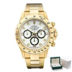 Rolex 116528 Oyster Perpetual Cosmograph Daytona Watch Gold Watch