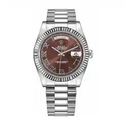 Rolex 218239 Day-Date II 41mm Chocolate Dial