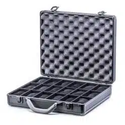 High-End 18-Piece Watch Black Briefcase