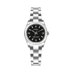 Rolex Oyster Perpetual 176200-4 Black Roman Dial Oyster Bracelet 26mm Watch