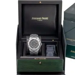 Alternative view of Audemars Piguet 15720ST.OO.A009CA.01 Royal Oak Offshore 42mm Grey Dial Watch