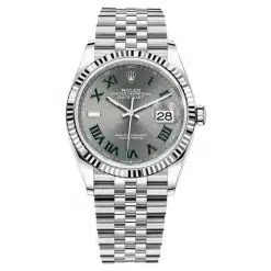 Rolex 126234-0045 Datejust Slate Roman Dial Jubilee Watch
