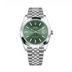 Rolex Datejust 126300-0020 Mint Green Dial Stainless Steel Jubilee Bracelet Watch