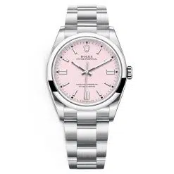 Rolex Oyster Perpetual 126000-0008 Candy Pink Dial 36mm Oyster Stainless Steel
