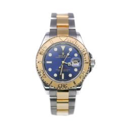 Alternative view of Rolex Yacht-Master Blue 16623 Stainless Steel and Yellow Gold Watch 40mm