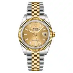 Rolex Datejust 116233 Steel And Yellow Gold Champagne Dial 36mm Jubilee Bracelet Watch