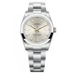 Rolex 124200-0001 Oyster Perpetual 34mm Silver Dial Oyster Stainless Steel Bracelet