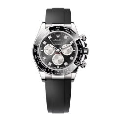 Rolex Daytona 126519ln-004 Black Diamond Dial Oysterflex Band