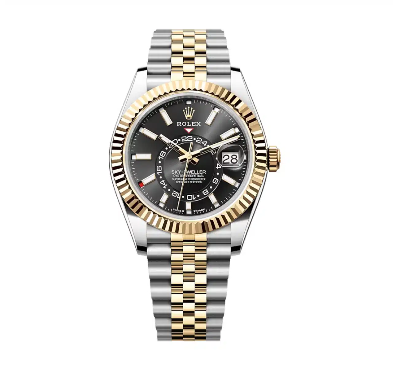 Rolex Sky-Dweller 336933-0004 Black Dial Jubilee Bracelet