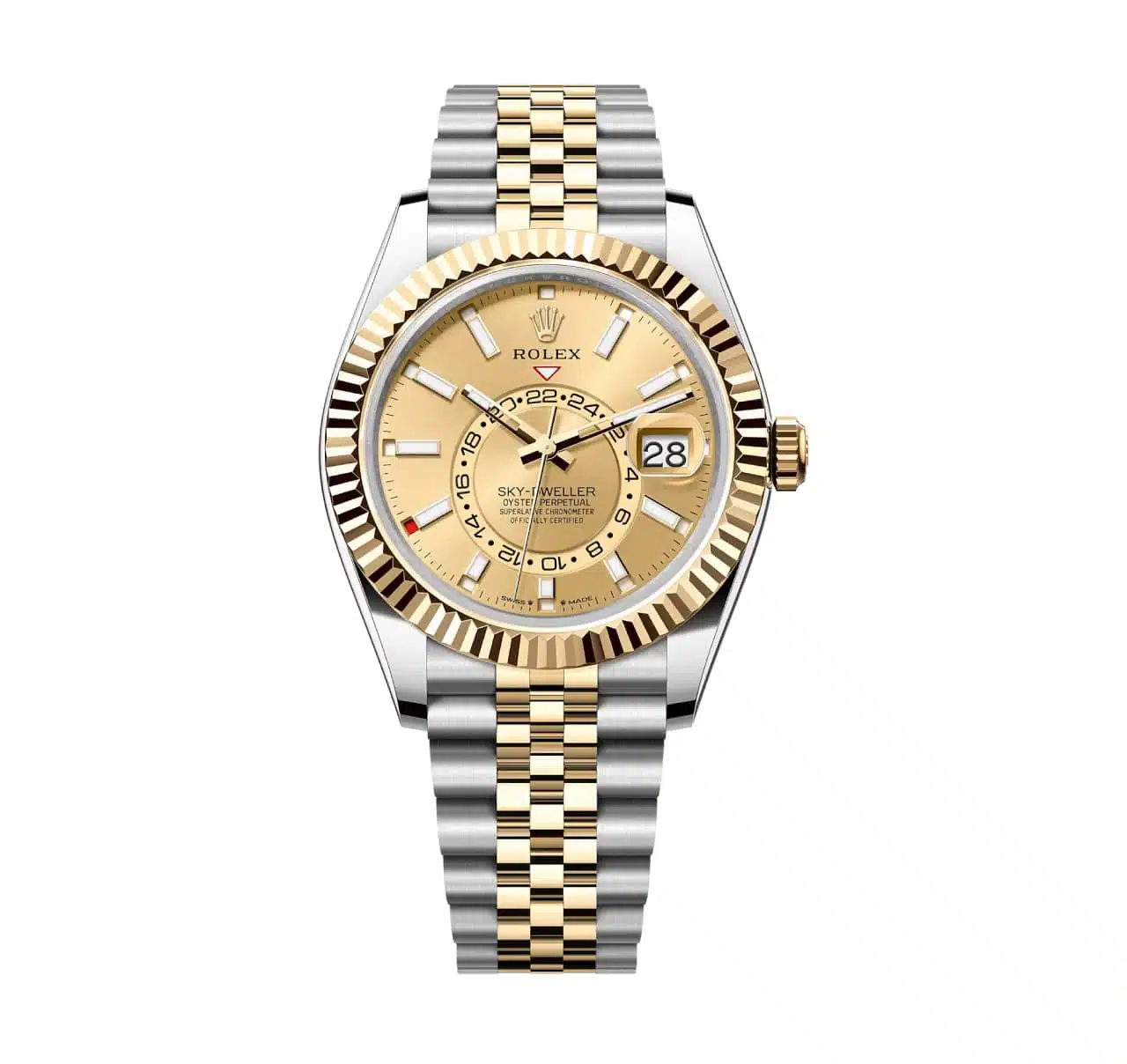 Rolex Sky-Dweller 336933-002 Champagne Dial Jubilee Bracelet