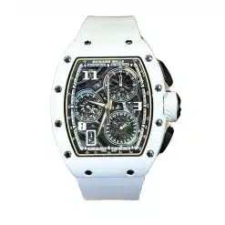 Alternative view of Richard Mille RM 72-01 White Ceramic White Strap Watch