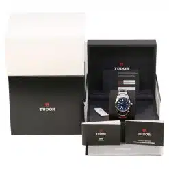 Alternative view of Tudor 79500-0004 Heritage Black Bay 36mm Stainless Steel Blue Dial