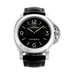 Panerai PAM00112 Luminor 44mm Black Dial Stainless Steel on the strap