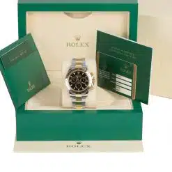 Alternative view of Rolex Cosmograph Daytona 116523-0039 Black Dial