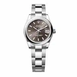 Rolex Datejust 278240 31mm Dark Grey Domed Bezel Oyster Oystersteel