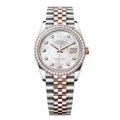 Rolex Datejust 126281RBR-0009 Mother-of-Pearl Set with Diamonds 36mm Dial Diamond Set Bezel Jubilee Bracelet Watch
