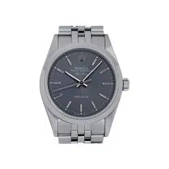 Rolex Air-King 14000 Gray Dial Jubilee Stainless Steel 34mm Watch