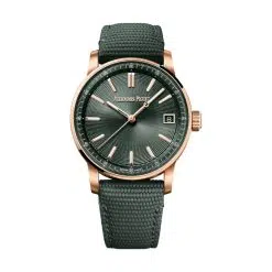 Audemars Piguet 15210OR.OO.A056KB.01 Code 11.59 Green 41mm Dial Green Rubber-Coated Strap Watch
