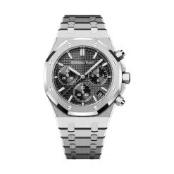 Audemars Piguet 26240ST.OO.1320ST.06 Royal Oak Black with “Grande Tapisserie" Pattern 41mm Dial Stainless Steel Bracelet Watch