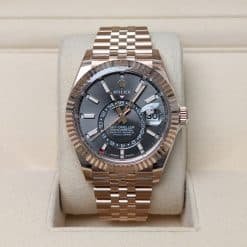 Alternative view of Rolex Sky-Dweller 336935-0008 Slate Dial Jubilee Bracelet