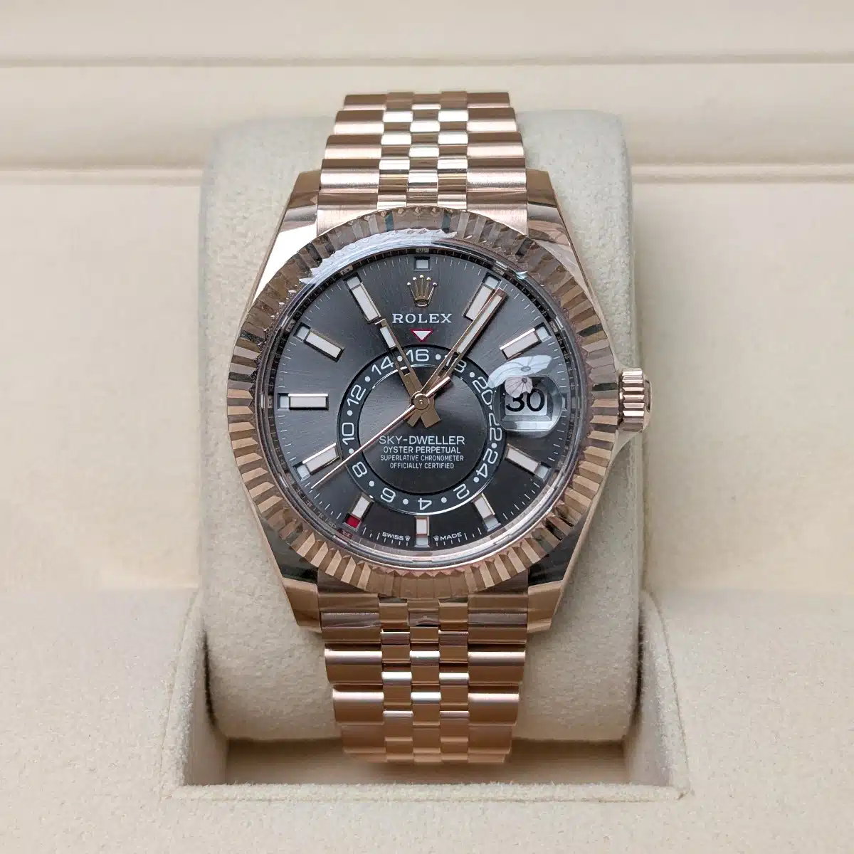 Rolex Sky-Dweller 336935-0008 Slate Dial Jubilee Bracelet - Image 2