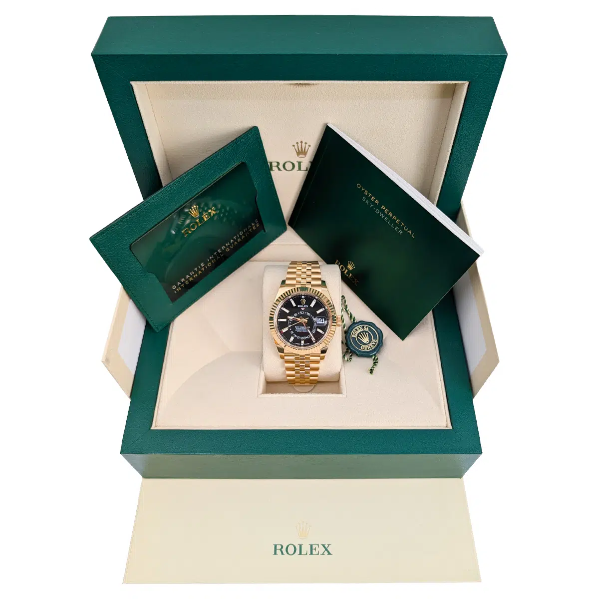 Rolex Sky-Dweller 336938-0005 Black Dial Jubilee Bracelet - Image 7