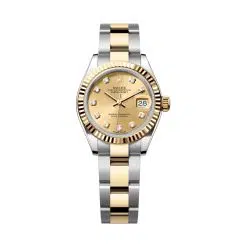 Rolex Lady-Datejust 279173-0012 Champagne Diamond Dial Oyster Bracelet