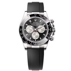 Rolex Cosmograph Daytona 126519LN-0002 Bright Black 40mm Dial Black Monobloc Cerachrom Bezel Oysterflex Bracelet Watch