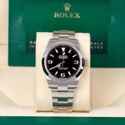Alternative view of Rolex Explorer 40mm 224270-0001 Black Dial Oyster Bracelet