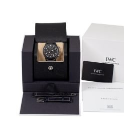 Alternative view of IWC IW389401 Pilot's Chronograph 41 Black Dial Top Gun Watch